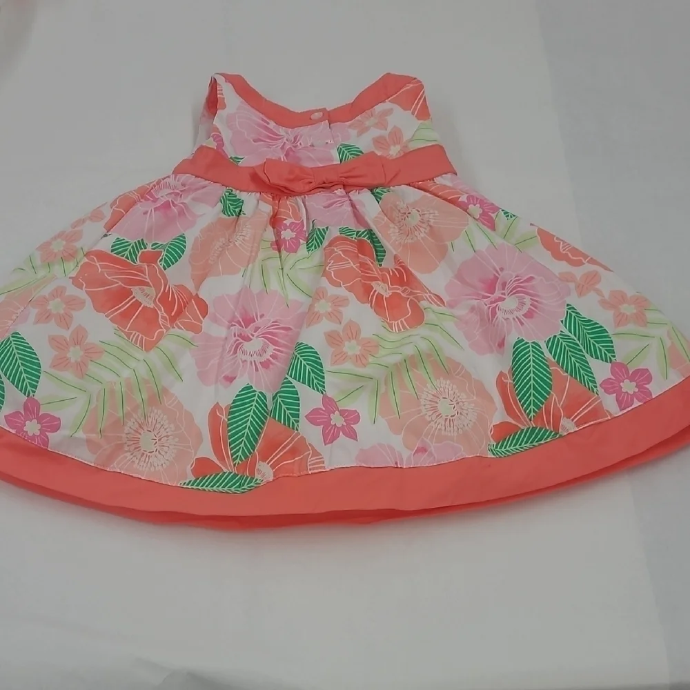 Gymboree Floral and Striped Baby Dress Lot Size 12-18 Months